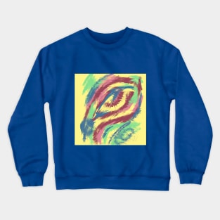 Colourful eye Crewneck Sweatshirt